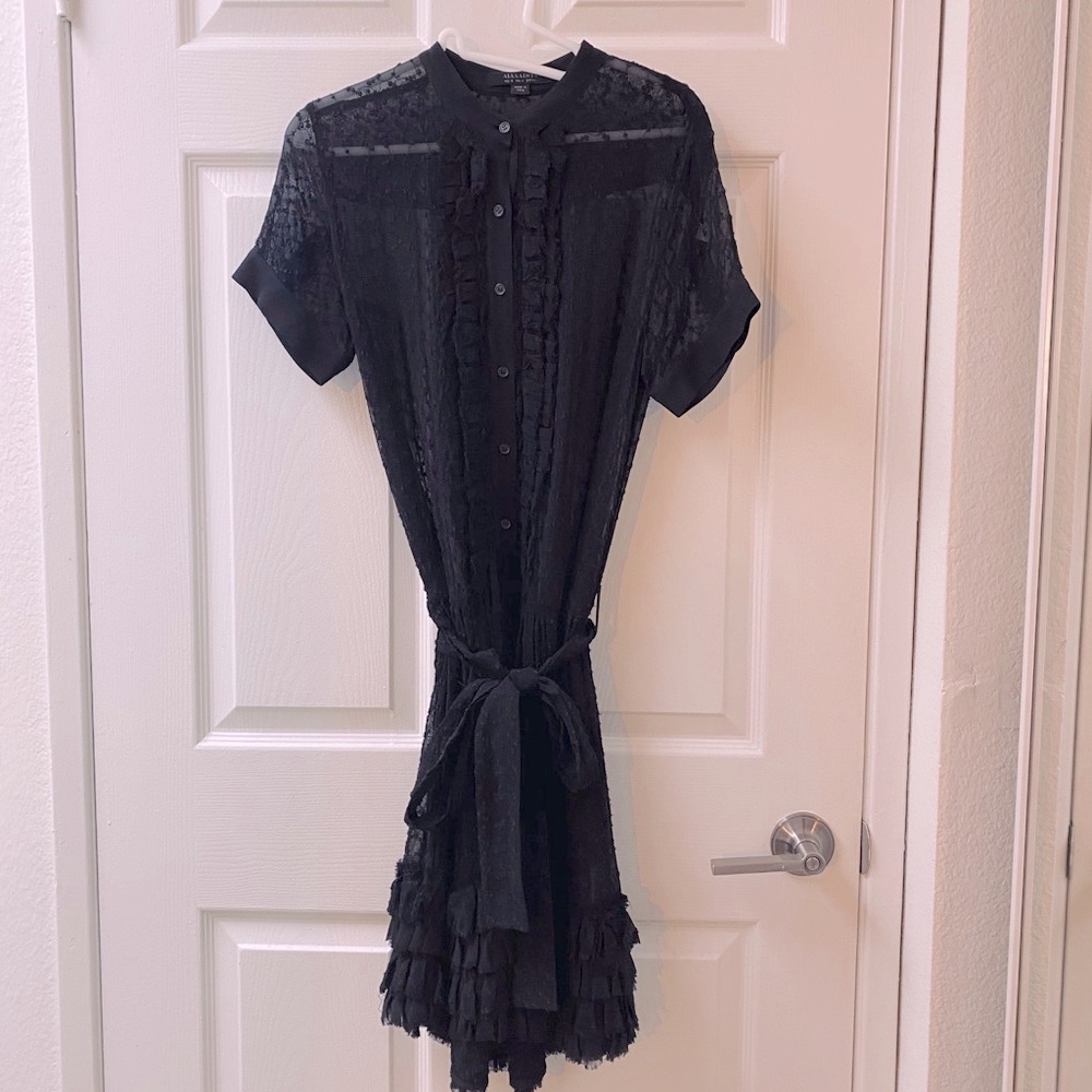 All Saints Race Detailed Dress Us0 Size